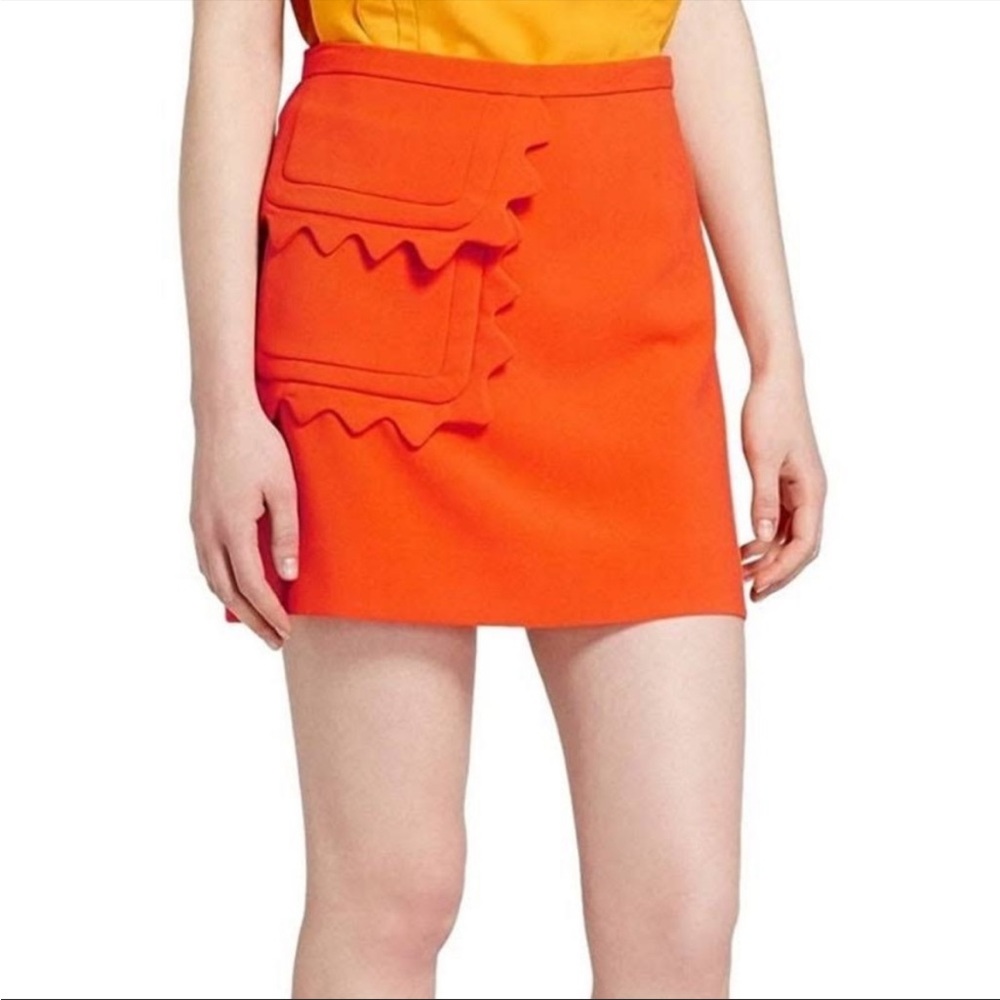 Victoria Beckham for target 🎯 orange 🍊 valencia skirt with creative pocket